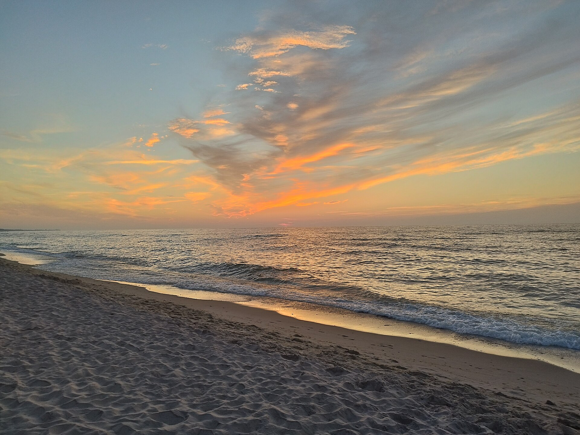 Sunset, Baltic Sea, Mielno
